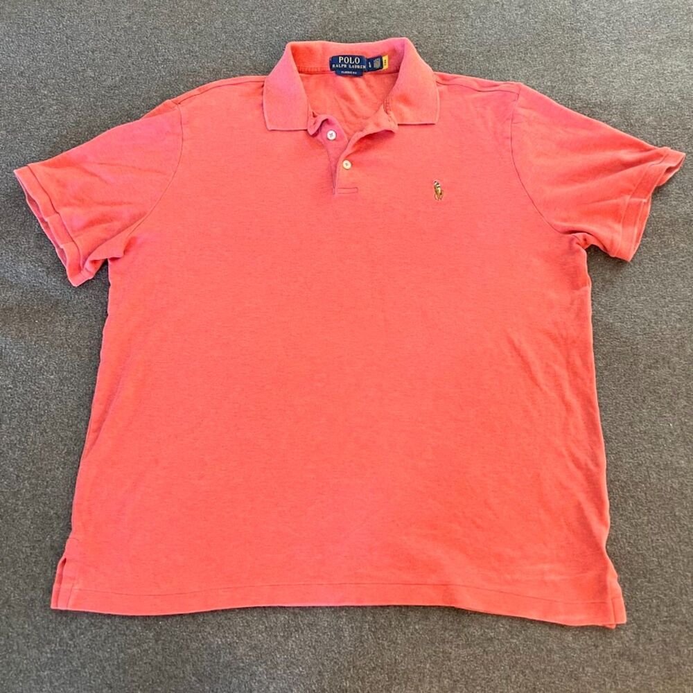 Men's Polo Ralph Lauren Polo Shirt Classic Fit Cotton, Size L